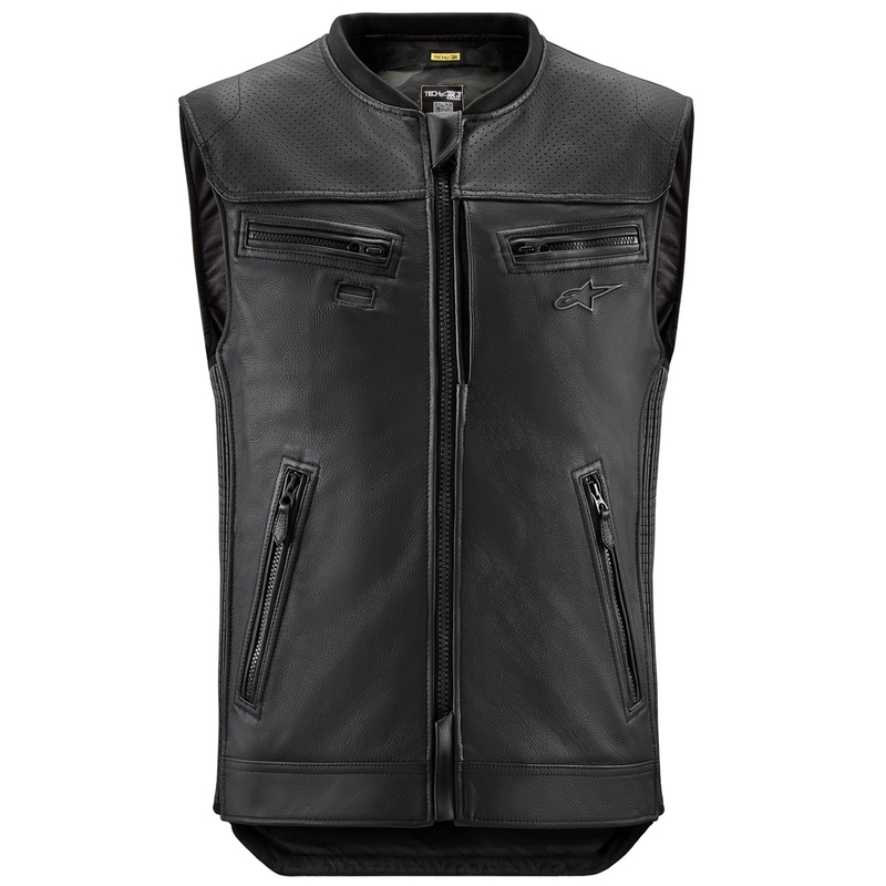 Kamizelka z poduszką powietrzną Alpinestars TECH-AIR®3 V2 LEATHER system czarna