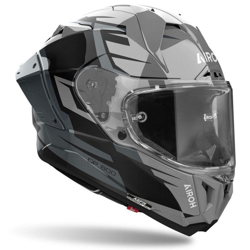 Kask motocyklowy integralny Airoh GP800 Master metaliczny