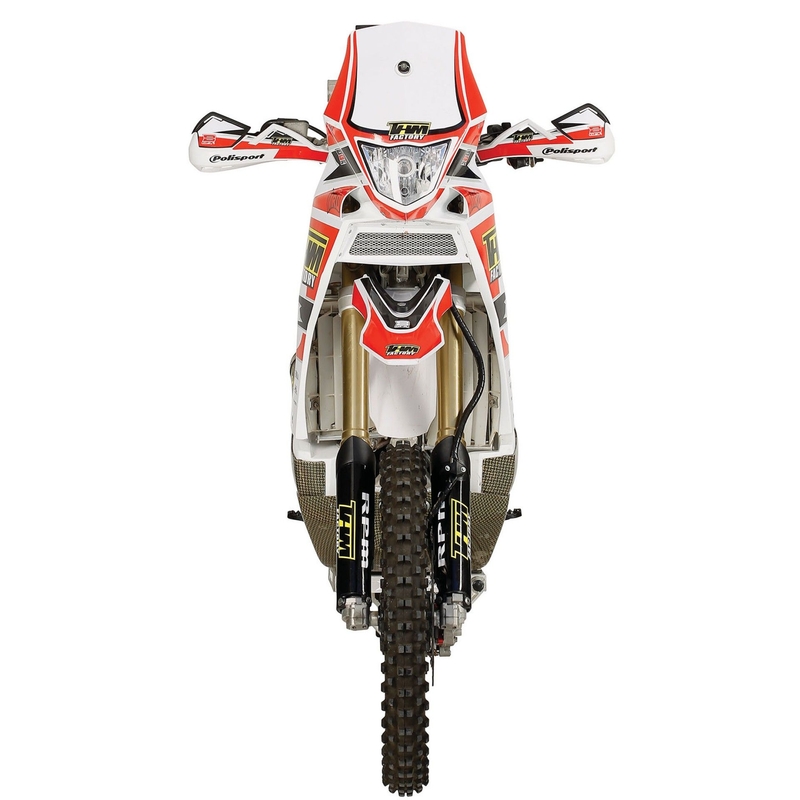 Handguard POLISPORT EVOLUTION INTEGRAL with mounting kit (?22 mm) red CR 04