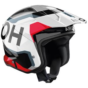 Kask motocyklowy do trialu Airoh TRR 2 Jupiter czerwony