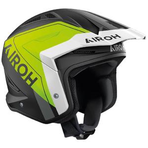 Kask motocyklowy do trialu Airoh TRR 2 Hunt matowy żółty