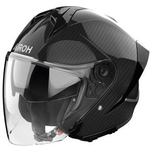 Kask motocyklowy otwarty Airoh H21 Carbon czarny
