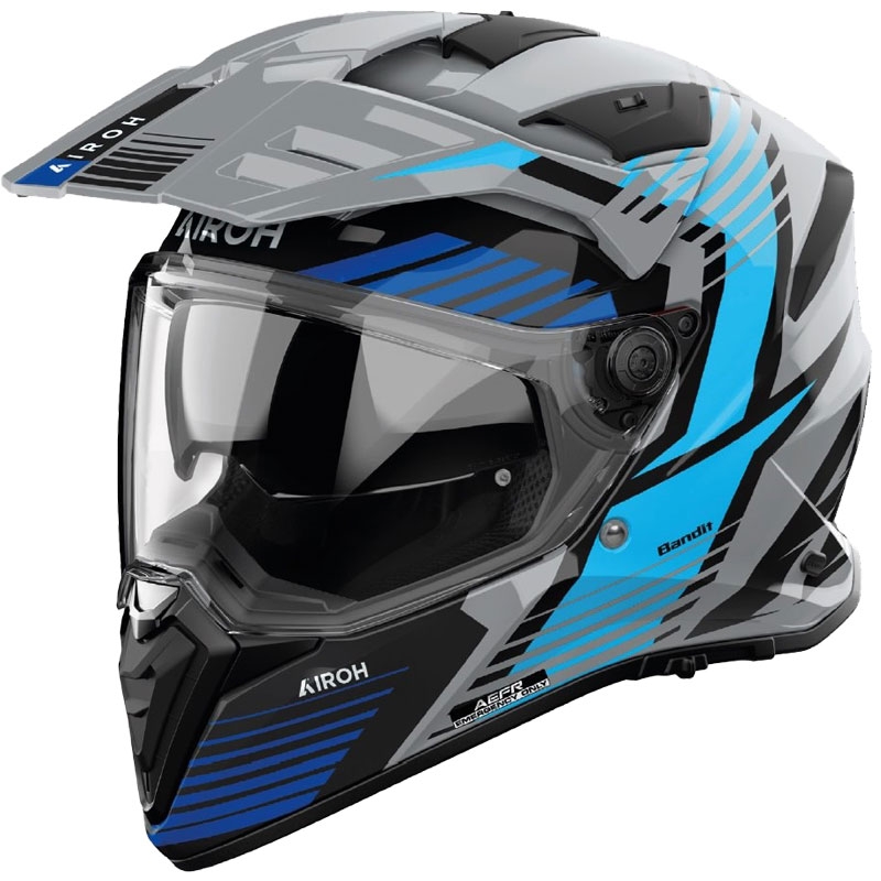 Kask motocyklowy enduro Airoh Bandit Spicy blue