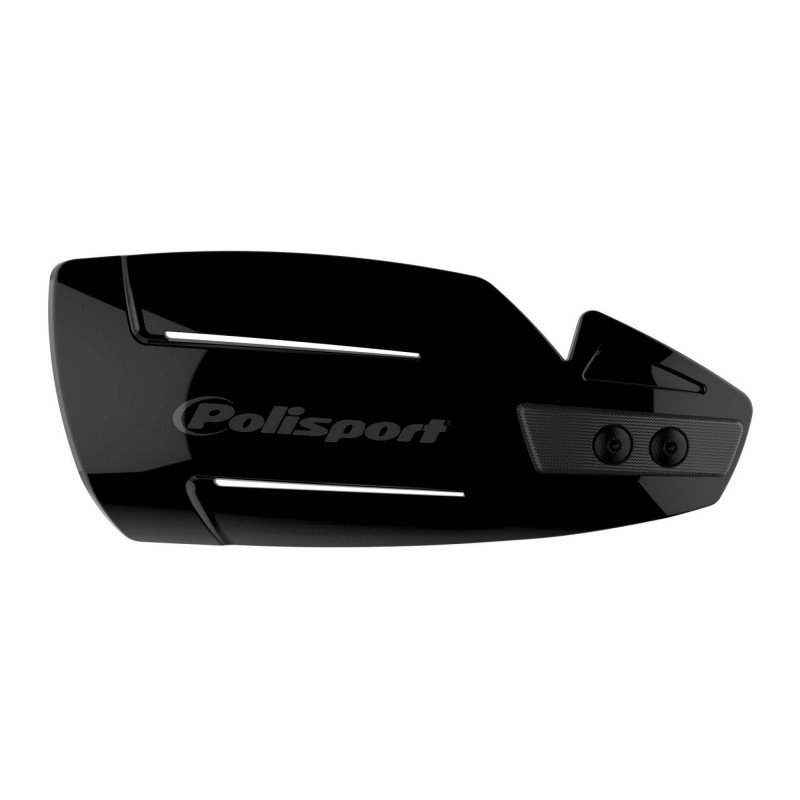 Handguard POLISPORT HAMMER with universal plastic mounting kit Black