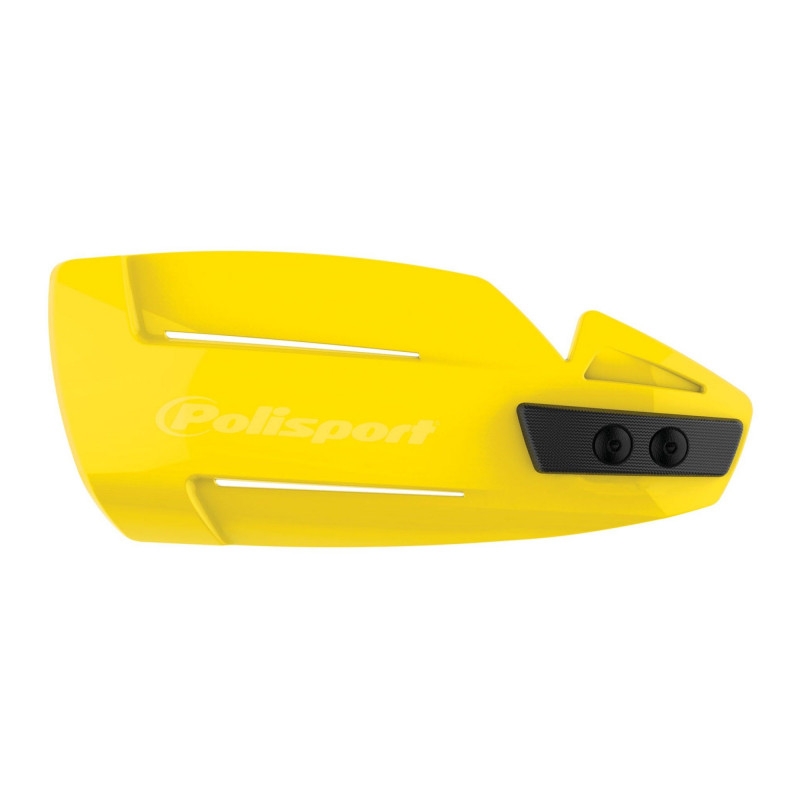Handguard POLISPORT HAMMER with universal plastic mounting kit Yellow