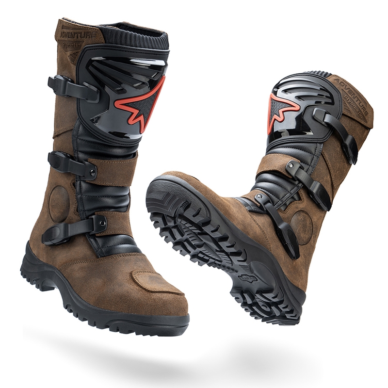 Buty motocyklowe Stylmartin Overlander WP brązowe