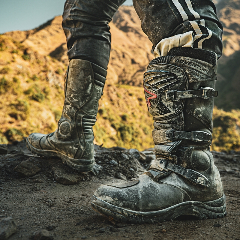 Buty motocyklowe Stylmartin Overlander WP brązowe