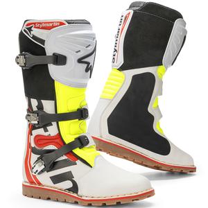 Buty motocyklowe Stylmartin Impact Pro.2 biało-czarno-fluo żółte