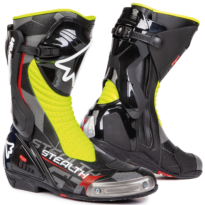 Stylmartin Stealth Evo Air buty motocyklowe czarno-fluo żółte