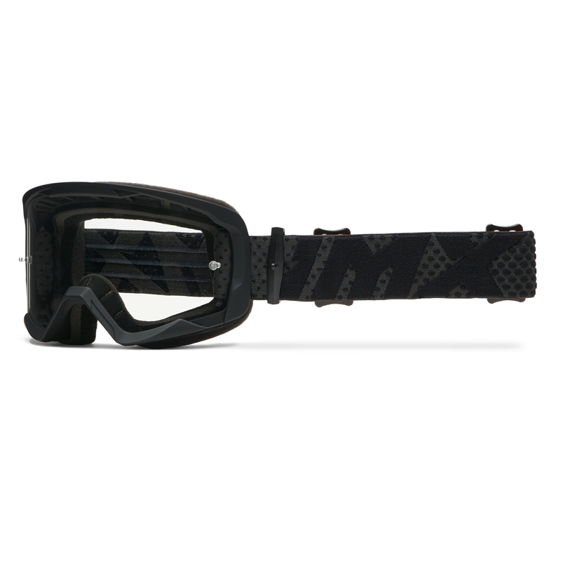 Gogle motocrossowe iMX Endurance Flip czarno-czarne z pleksiglasem irydowym