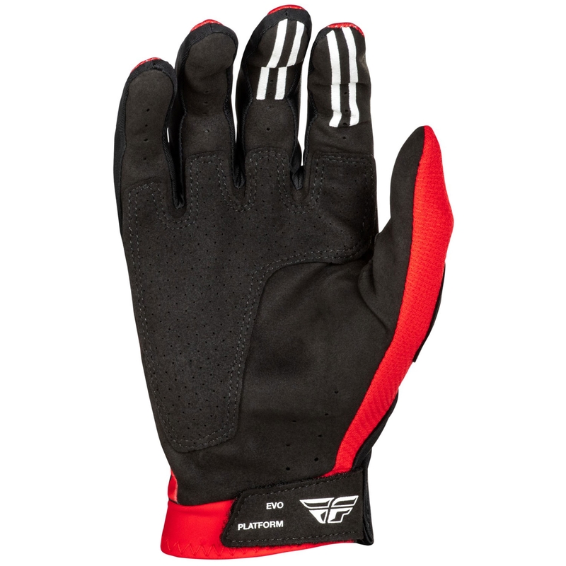 Rękawice motocrossowe FLY Racing Evolution DST czerwono-biało-czarne