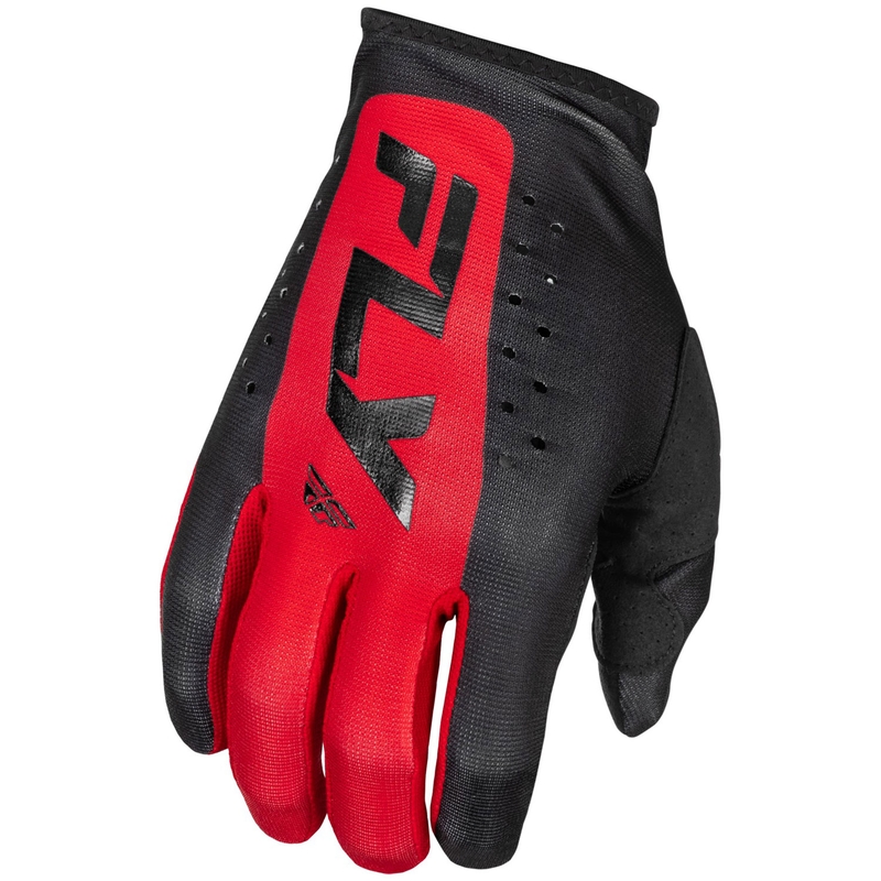 Rękawice motocrossowe FLY Racing Lite czarno-czerwone
