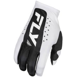 Rękawice motocrossowe FLY Racing Lite biało-czarne