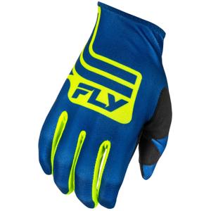 Rękawice motocrossowe FLY Racing Lite niebiesko-fluo żółte
