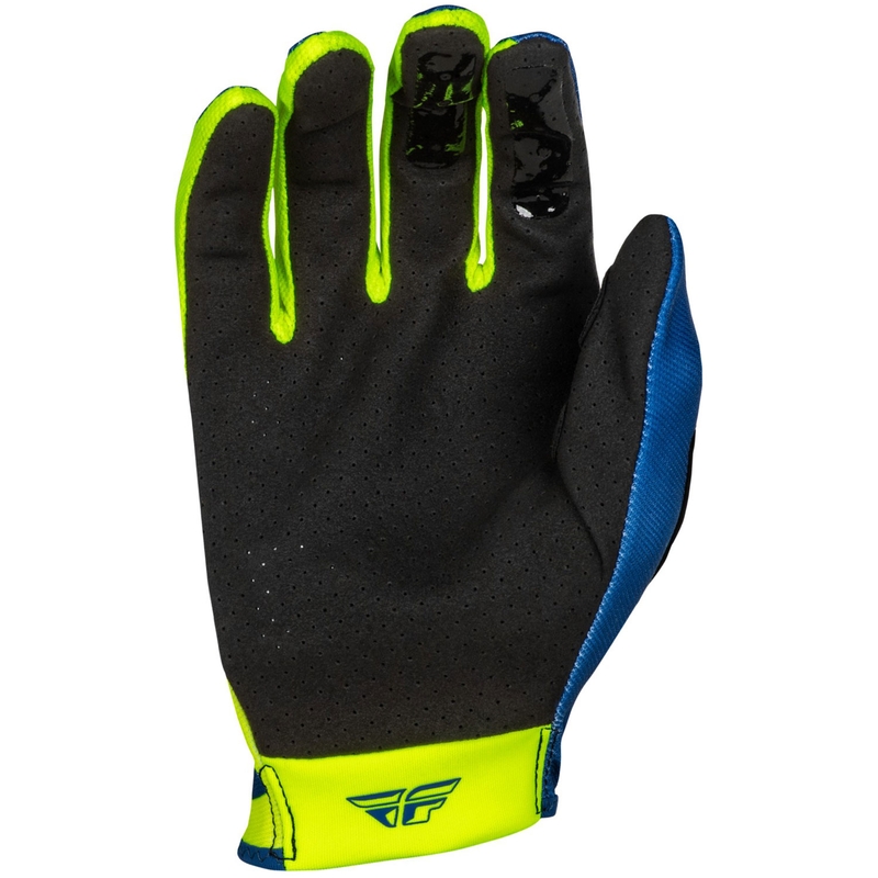 Rękawice motocrossowe FLY Racing Lite niebiesko-fluo żółte