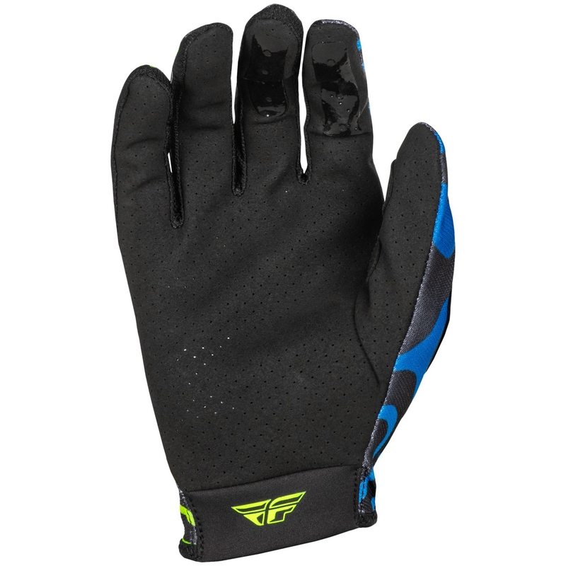 Rękawice motocrossowe FLY Racing Lite niebiesko-niebiesko-żółte