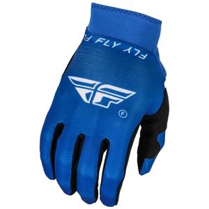 Rękawice motocrossowe FLY Racing ProLite niebiesko-białe
