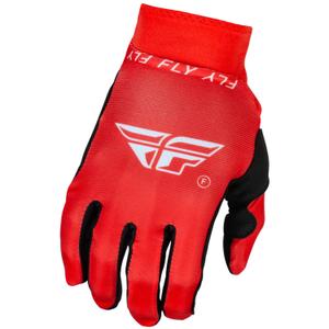 Rękawice motocrossowe FLY Racing ProLite czerwono-białe