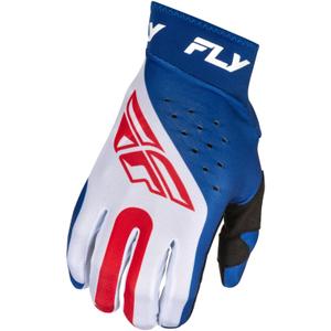 Rękawice motocrossowe FLY Racing ProLite czerwono-biało-niebieskie