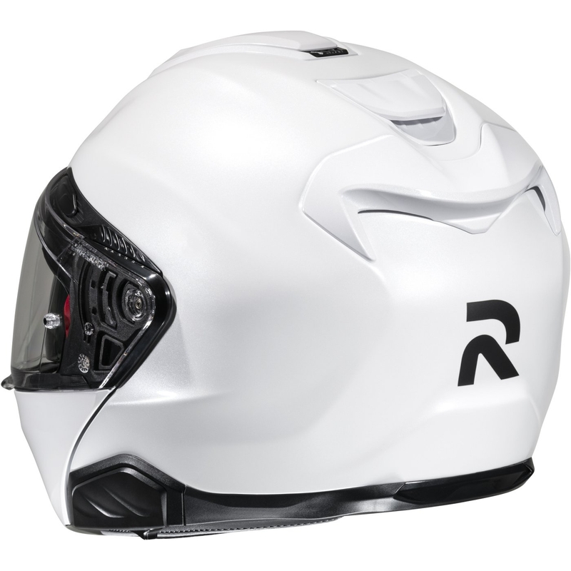 Kask motocyklowy HJC RPHA 91 Solid z klapką perłowo-biały