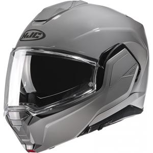 Kask motocyklowy typu flip-up HJC i100 Solid jasnoszary
