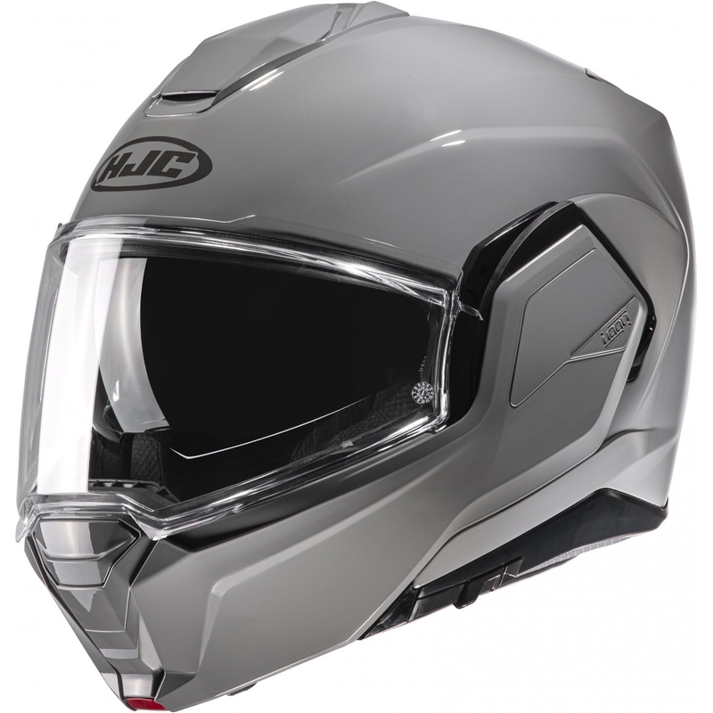 Kask motocyklowy typu flip-up HJC i100 Solid jasnoszary