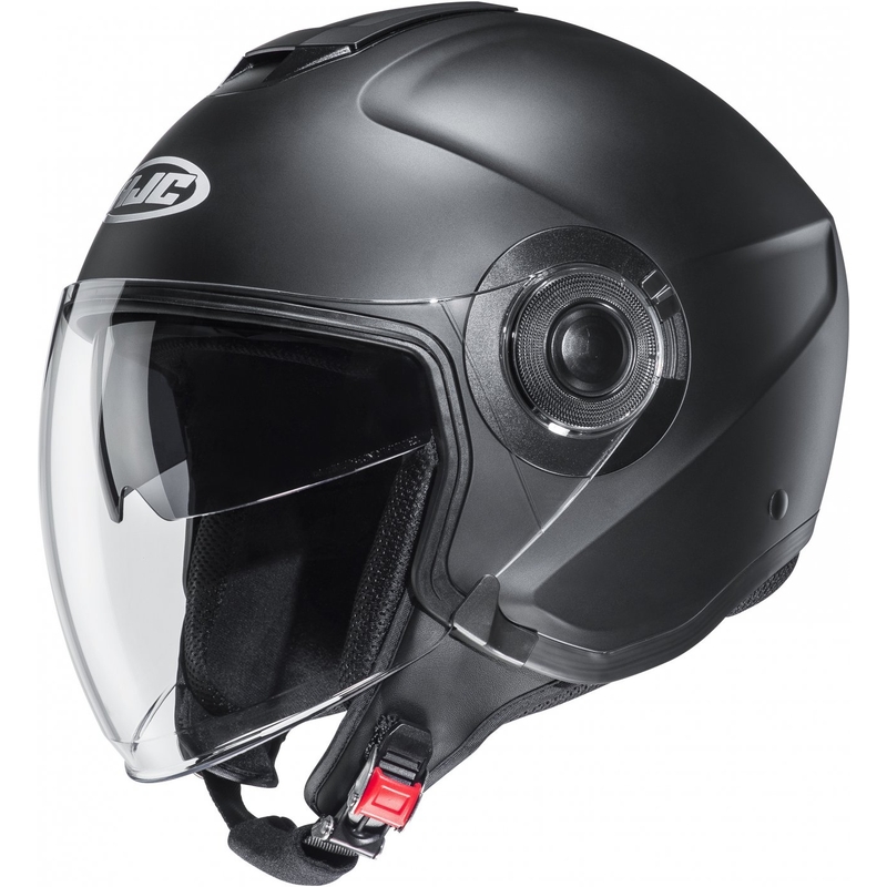 Kask motocyklowy otwarty HJC i40N Solid półpłaski czarny