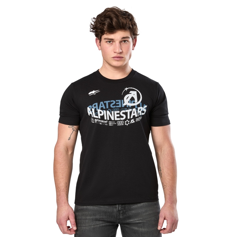 Koszulka Alpinestars Semicircle CSF czarna