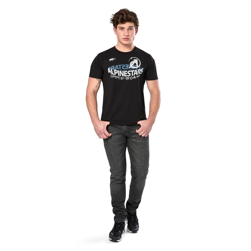 Koszulka Alpinestars Semicircle CSF czarna