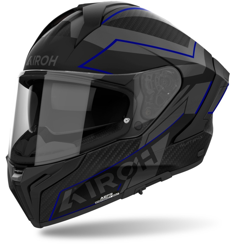 Airoh MATRYX Sentinel kask motocyklowy full face matowy niebieski