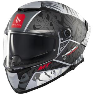 Zintegrowany kask motocyklowy MT Thunder 4 SV Rainforest matowo-czarno-biały
