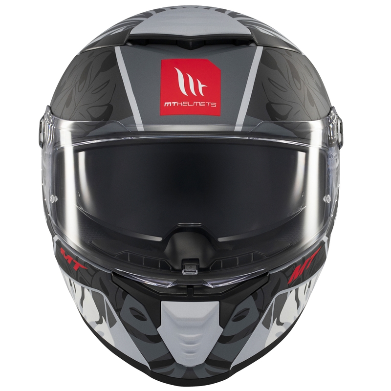 Kask motocyklowy integralny MT Thunder 4 SV Rainforest czarno-biały