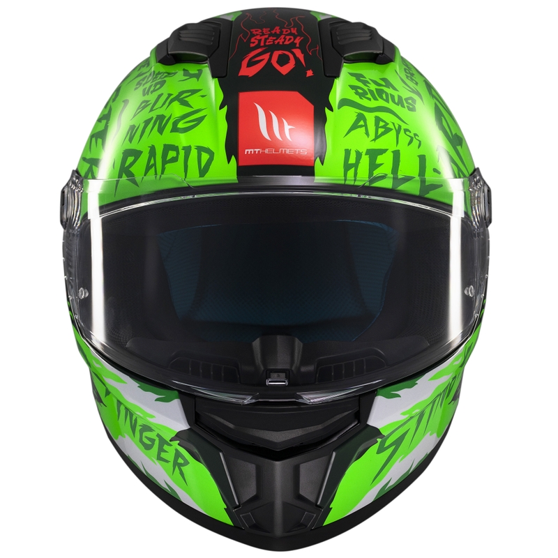 Kask motocyklowy integralny MT Stinger 2 Ardent green