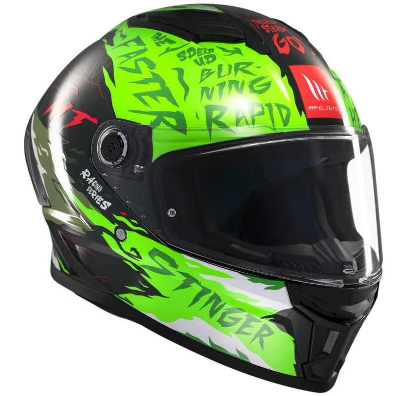 Kask motocyklowy integralny MT Stinger 2 Ardent green
