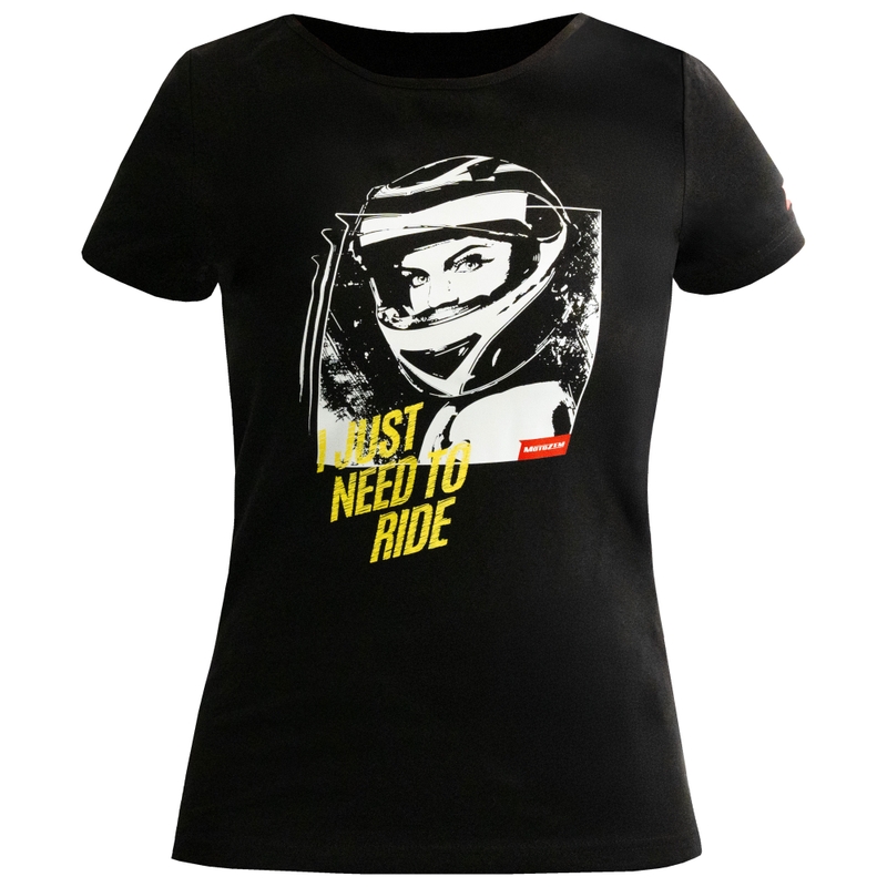 Koszulka damska MotoZem Girl czarna