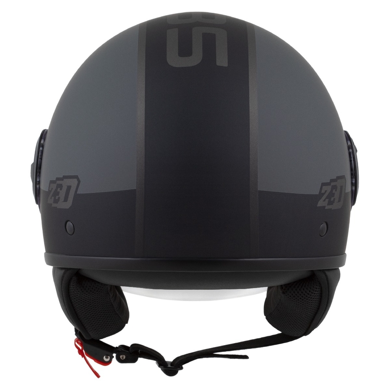 Kask otwarty ZED C35 szaro-czarny mat
