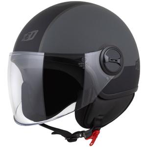 Kask otwarty ZED C35 szaro-czarny mat