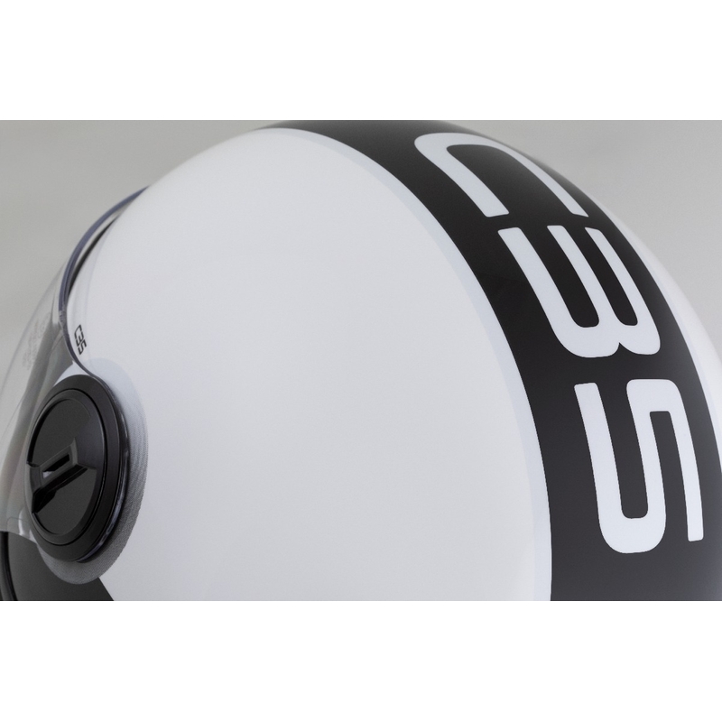 Kask otwarty ZED C35 biało-czarny