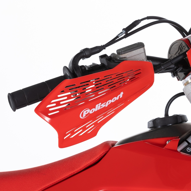 Handguard POLISPORT MX FORCE with universal handlebar mounting kit ORK-16