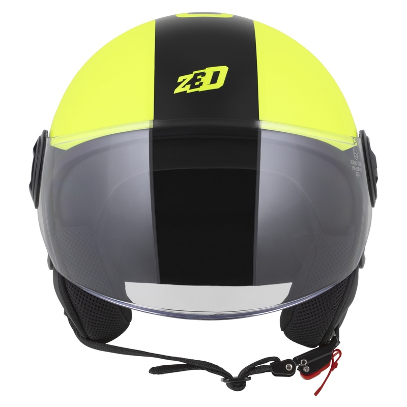 Kask otwarty ZED C35 fluo żółto-czarny