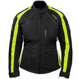 Kurtka motocyklowa damska Roleff Venedig czarno-fluo-żółta