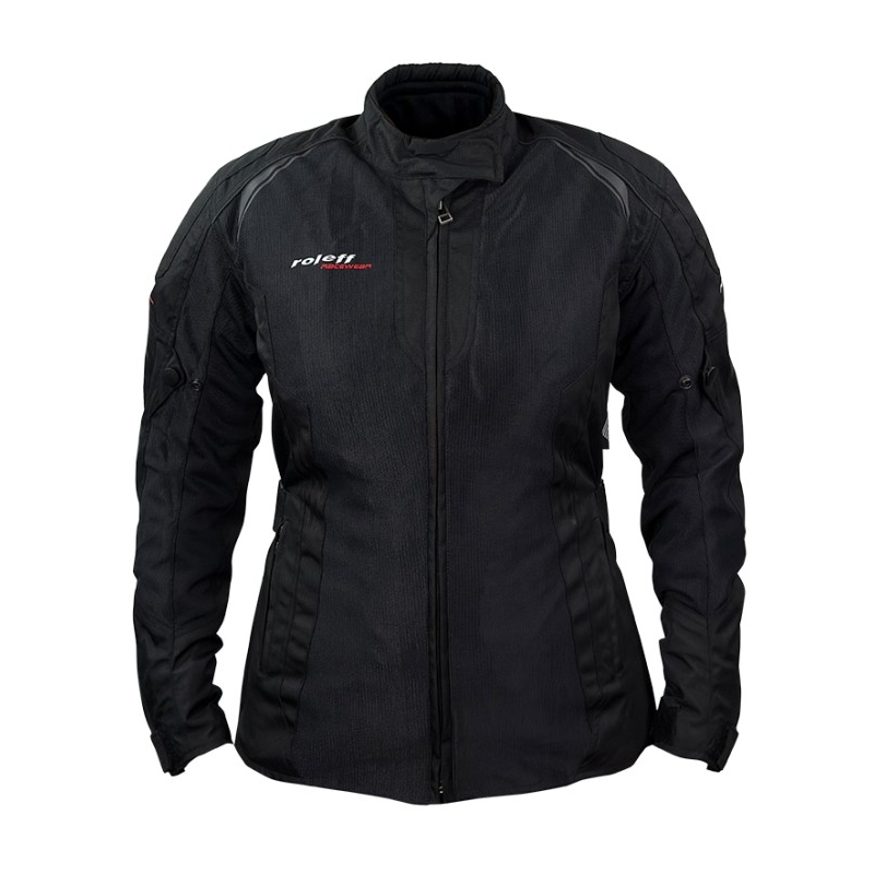 Kurtka motocyklowa damska Roleff Mesh czarna