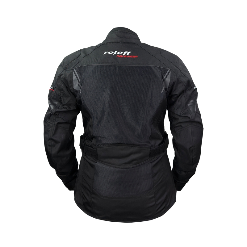 Kurtka motocyklowa damska Roleff Mesh czarna