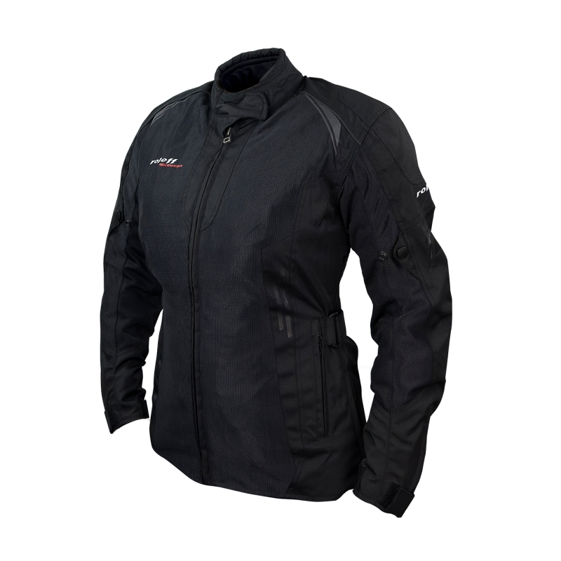 Kurtka motocyklowa damska Roleff Mesh czarna