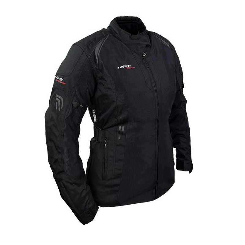 Kurtka motocyklowa damska Roleff Mesh czarna