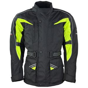 Kurtka motocyklowa Roleff Kodra czarno-fluo-żółta