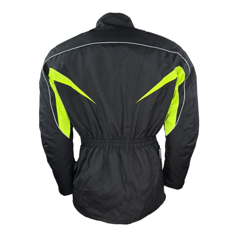 Kurtka motocyklowa Roleff Kodra czarno-fluo-żółta