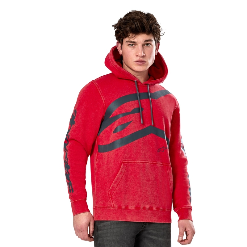 Bluza z kapturem Alpinestars Unbound czerwona