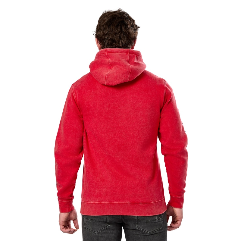 Bluza z kapturem Alpinestars Unbound czerwona