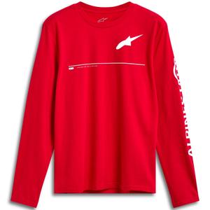 Koszulka Alpinestars Committed CSF z długim rękawem w kolorze czerwonym